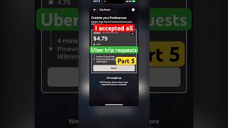 I accepted every trip request  This is the result uberuberdriverubertips rideshareanddelivery [upl. by Nortal444]