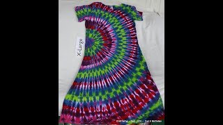 Tie Dye a Fan fold  All in one [upl. by Elleuqram]