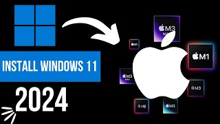 How to install Windows 11 in MacBook with Apple Chip M1 M2 M3 [upl. by Portie]