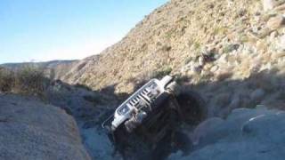 Toughest Obstacle on Pinyon Mountain Road AnzaBorrego Desert State Park [upl. by Adlog943]