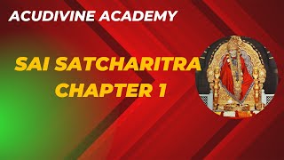 Sai Satcharitra Tamil Part 1Acudivine Academy [upl. by Akirehc]