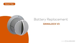 Battery Replacement for the Danalock V3 [upl. by Aenea453]