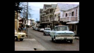 Nassau Bahamas  1970s 8mm footage airborne and city centre [upl. by Wayland]