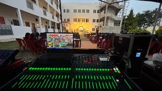 Live sound setup for a Gospel band  pope linearray Sound  soundscaft SI Expression 3 [upl. by Abelard]