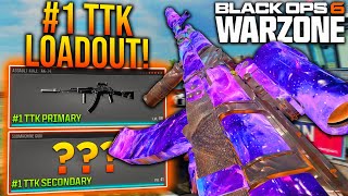 WARZONE New BEST TTK META LOADOUT You NEED To Use BO6 WARZONE Fastest TTK Weapons [upl. by Aihsenod]