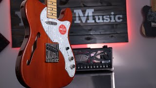 Squier 60s Classic Vibe Thinline Telecaster Demo  Tone Lounge [upl. by Santos]