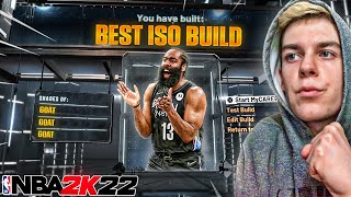 I CREATED THE BEST ISO BUILD IN NBA 2K22 CURRENT GEN [upl. by Sairtemed246]