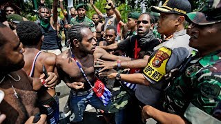 Indonesia deploys thousands of troops to Papua region to quell protests [upl. by Yasnil]