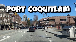 Drive Through Downtown Port Coquitlam  British Columbia  Canada [upl. by Dorej773]