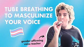 Lowering Your Larynx Tube Breathing for Voice Masculinization [upl. by Ttelrahc]