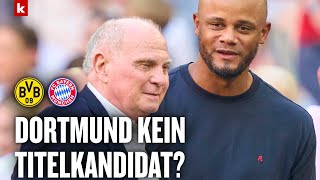 quotEr kann sagen was er willquot Kompany gibt Hoeneß Freifahrtschein  BVB  FC Bayern [upl. by Jacinta]