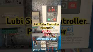 Lubi Solar Controller Parameter error 04 setting service paid 91 9814571211 [upl. by Air30]