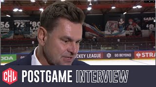 Postgame interviews GKS Katowice  Rögle Ängelholm [upl. by Ssalguod]