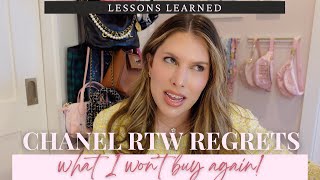 Chanel RTW MISTAKES Lessons learned and what Im not buying again [upl. by Luhe]