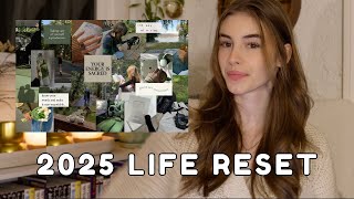 2025 LIFE RESET🌱  Reflect  Plan  How To Make A Moodboard  Cutting negatives  Heal  Eva Cudmore [upl. by Aicatan]