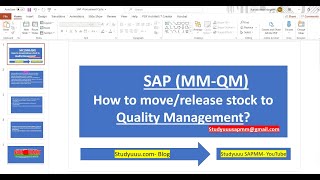 SAP Quality ManagementMMQM Integration full overview explanation with scenario based [upl. by Itsrik]