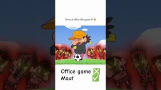 Power of office office game youtube shinchan viral shorts [upl. by Annor]