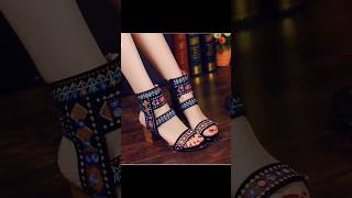 new design sandals 👠 collection viral short video youtube shorts [upl. by Fennelly680]