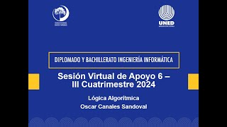 Sesión Virtual de apoyo 6 III Cuatrimestre 2024  Lógica Algorítmica [upl. by Stan]