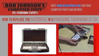 How to replace Hard Drive in a Panasonic Toughbook CF29 [upl. by Sirahc]