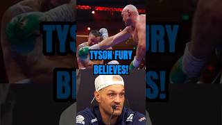 TYSON FURY BELIEVES HE GOT ROBBED AGAINST OLEKSANDR USYKviral trending youtubeshorts shorts [upl. by Edyak]