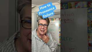 How to Pronounce Failure esl english pronunciation speakenglish [upl. by Nnaylrebmik]