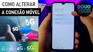 Como Alterar a CONEXÃO 3G 4G 5G no Xiaomi [upl. by Laurentium737]