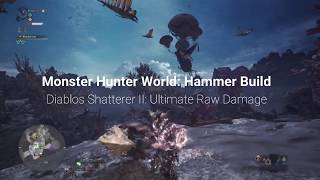 Diablos Shatterer II Hammer Build Highest Damage weapon NO NEGATIVE AFFINITY [upl. by Adile]