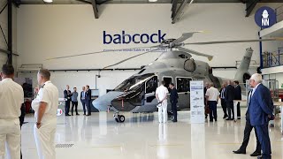 First Airbus H160 SAR Helicopter Delivered to Babcock for the French Navy [upl. by Anaejer]