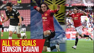 All The Goals  Edinson Cavani  Manchester United Season Review 202021 [upl. by Arbed]