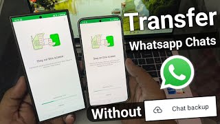 how to transfer whatsapp data to new android phone  Transfer whatsapp data android to android 🔥 [upl. by Loram]