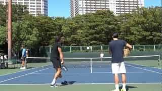 Milos Raonic Serve From The BackHD [upl. by Ahsrop]