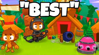 The quotBESTquot Beginner STRATEGY in Bloons TD Battles 2 [upl. by Arykat]