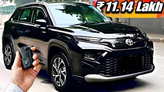 Toyota Hyryder Base Model 2024  Black Hyryder Review  Hyryder Price 2025  Creta [upl. by Ordnazil]