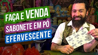 SABONETE EFERVESCENTE EM PÓ COMO FAZER E VENDER COMÉSTICOS ARTESANAIS LUCRATIVOS [upl. by Gerty14]