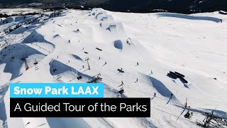 A Tour Through LAAX Snow Parks [upl. by Schell]