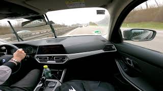 2023 BMW 318i Autobahn Driving [upl. by Graves941]