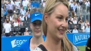 Philippoussis vs ballgirl Amy Clark 1997 Stella Artois final [upl. by Eilrac]