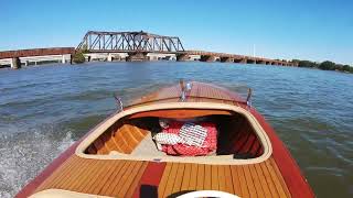 Explore Washington DC from the Helm Piloting an Antique Boat  Potomac River  DC  SHORT [upl. by Tdnerb]