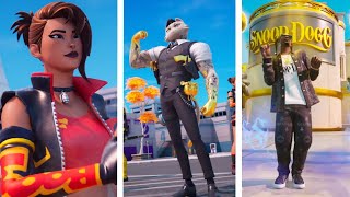 All NEW BOSSES in Fortnite Chapter 2 Remix Snoop Dogg Meowdas [upl. by Aicenaj]