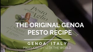 Pesto Alla Genovese The Original Pesto Comes From Genoa Italy [upl. by Levy112]