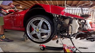 Project Sydney  Rebuilding a damaged 2004 Ferrari 575M Restoration Part 2 [upl. by Michaella]