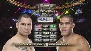 Cain Velasquez vs Antonio Silva UFC 146 Full Fight Video [upl. by Ilrak]