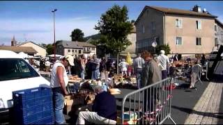 Brocante aux Estables en HauteLoire  2012 [upl. by Seiuqram118]