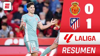 ATLÉTICO DE MADRID GANÓ con GOL DE JULIÁN ÁLVAREZ y asistencia de Simeone 10 vs MALLORCA  La Liga [upl. by Llerehs]