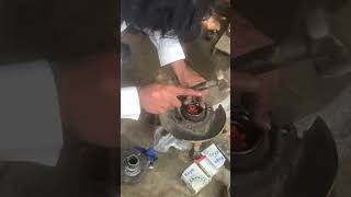 Toyota Corolla se saloon wheel bearing change [upl. by Airel513]