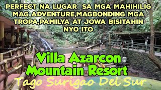 VIILLA AZARCON MOUNTAIN RESORT TAGO SURIGAO DEL SUR [upl. by Bruning]