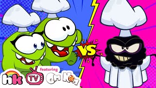 Om Nom Stories S18 Om Nom Cafe  Competitor  Funny Cartoons For Kids By HooplaKidz TV [upl. by Yelruc]