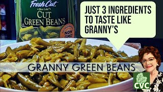 3 Ingredient Southern Green Beans  Mamas Old Fashioned Southern Cooking [upl. by Rabjohn]