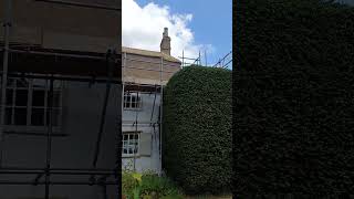 New  Thatch roof  Grantchester cambridge UK July 2024 village garden heritage tourism [upl. by Oralla]